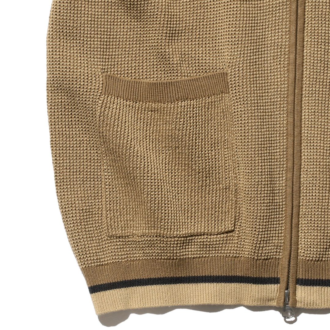 Zip Knit Polo Shirt