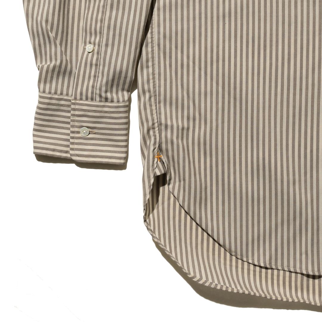 Beams Plus B.D. Classic-fit Wool Stripe Shirt | thegoodlife. UAE