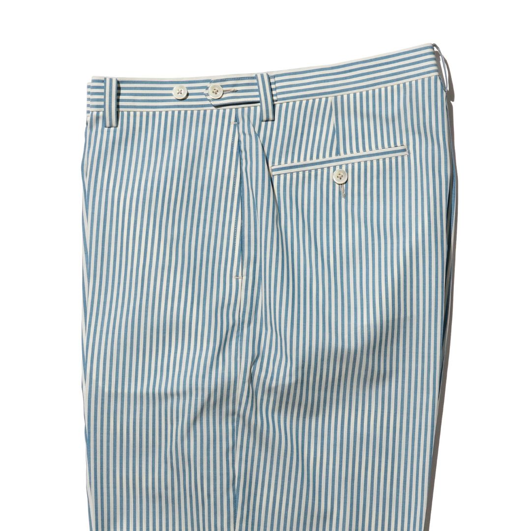 Beams Plus IVY Wide Wool Stripe Trousers | thegoodlife. UAE