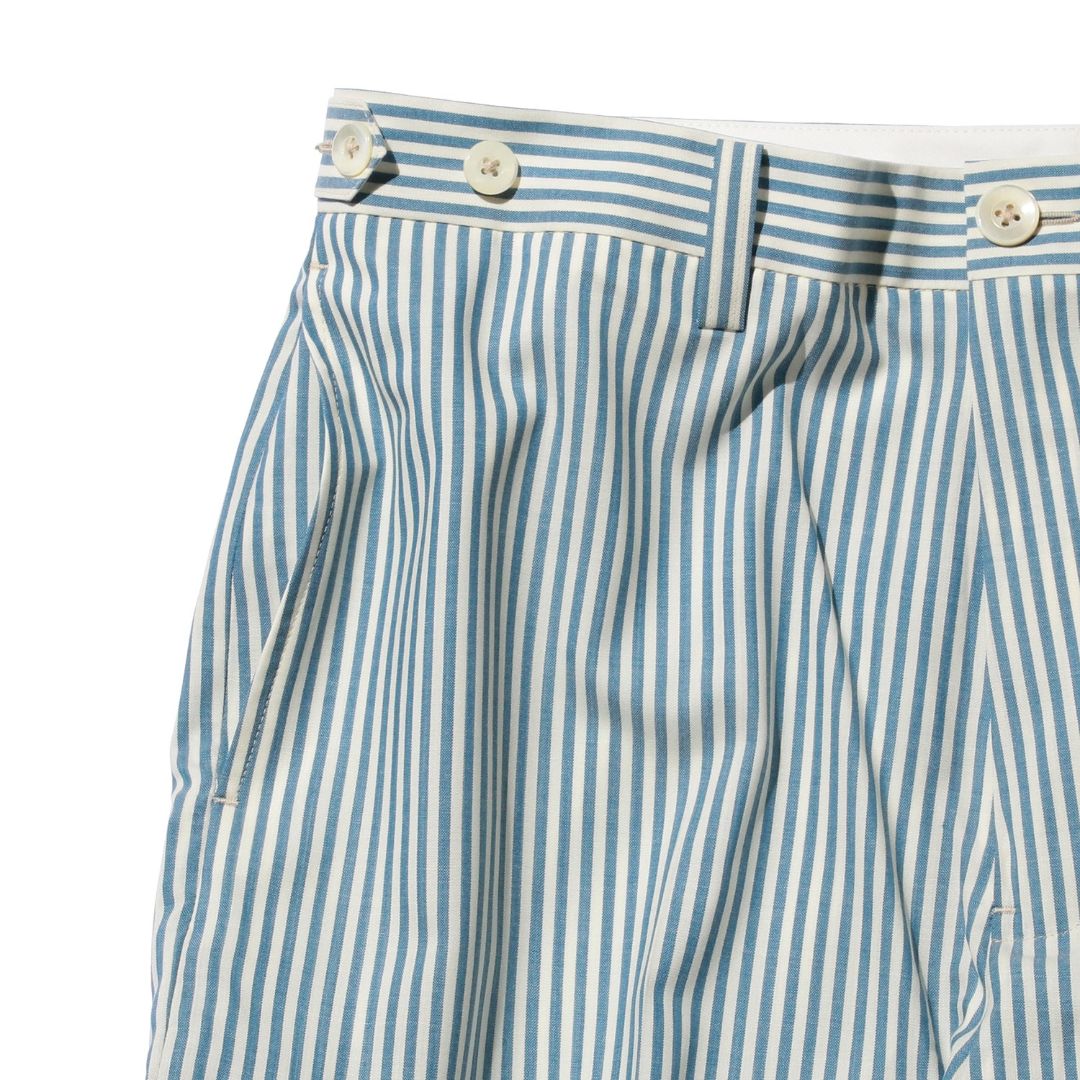 Beams Plus IVY Wide Wool Stripe Trousers | thegoodlife. UAE