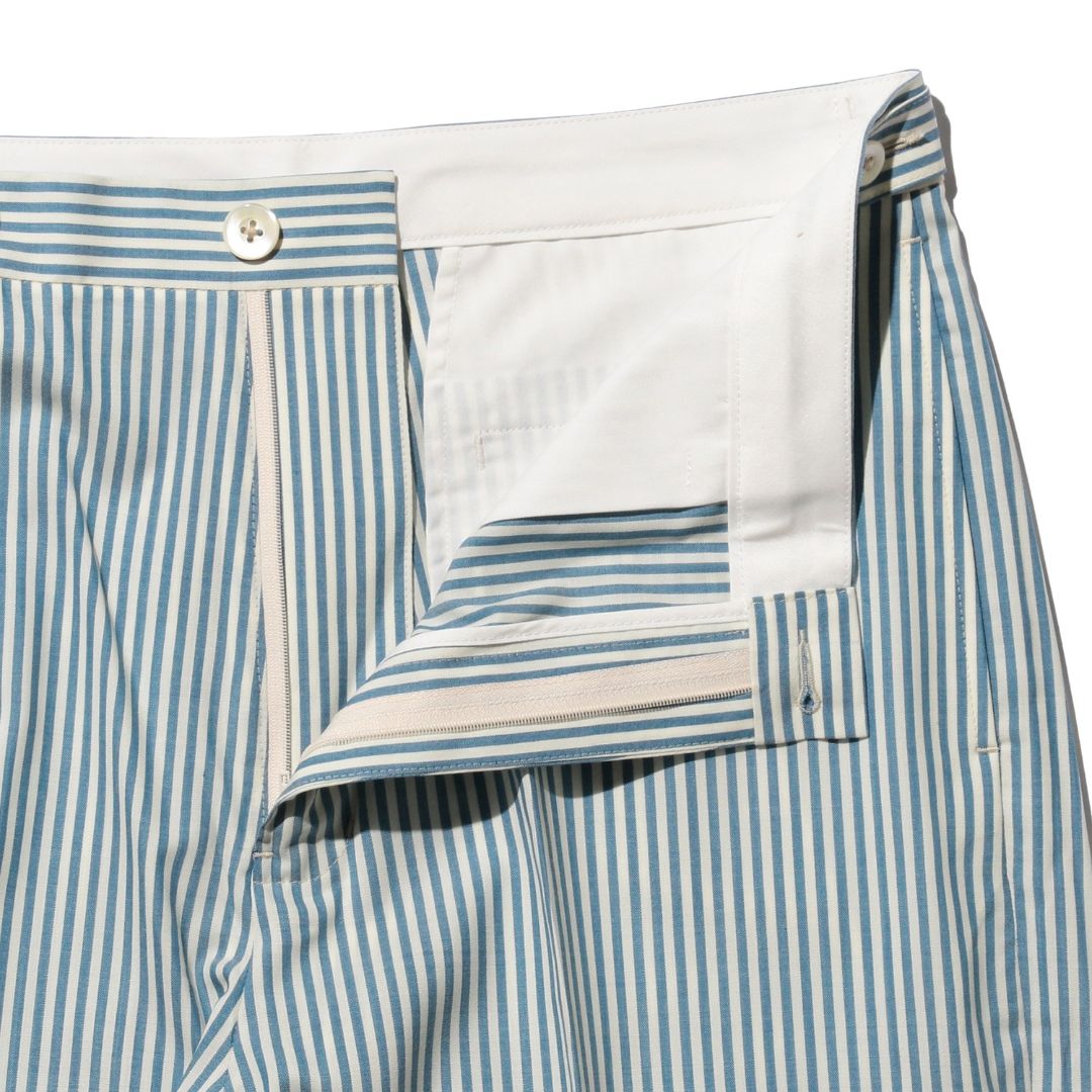 Beams Plus IVY Wide Wool Stripe Trousers | thegoodlife. UAE