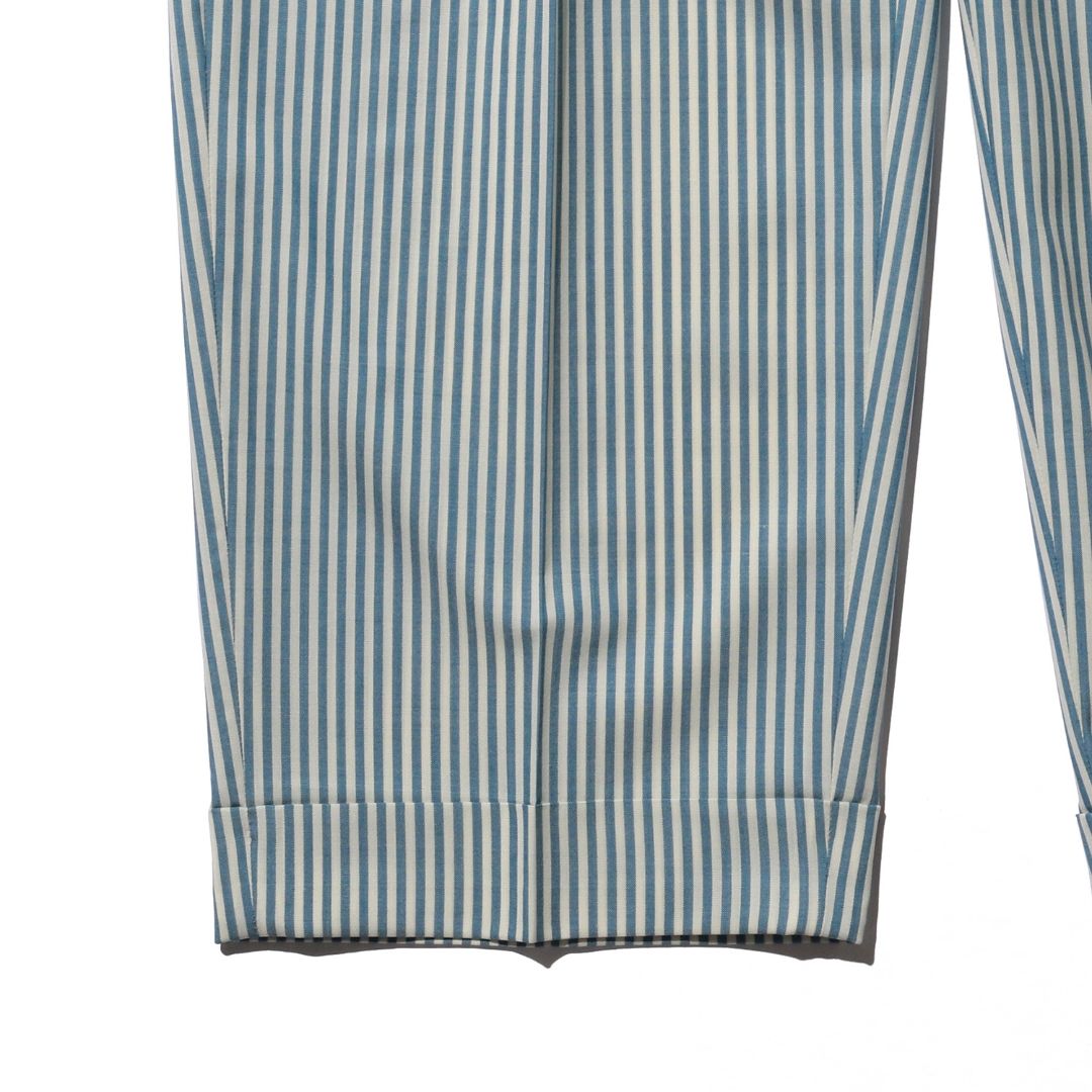 Beams Plus IVY Wide Wool Stripe Trousers | thegoodlife. UAE