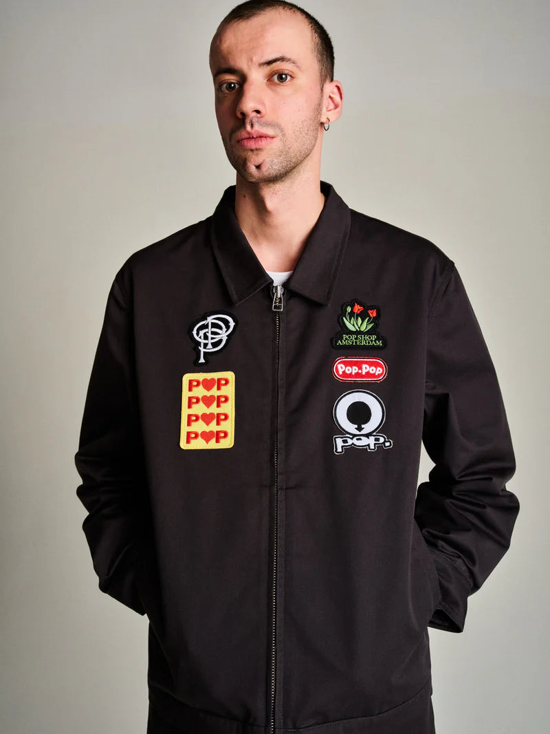 Pop Trading Company Full Zip Worker Jacket | thegoodlife. UAE