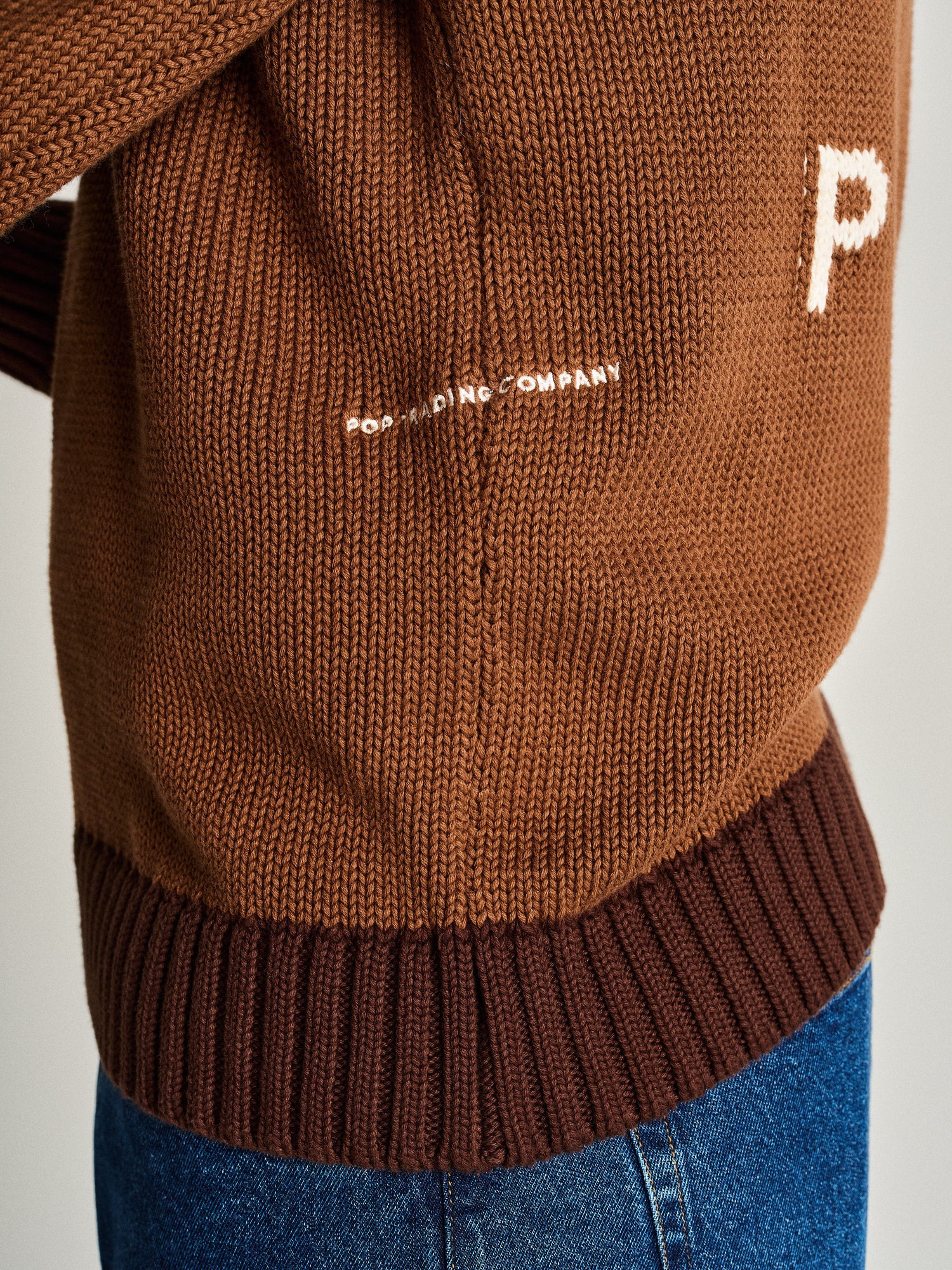Knitted Logo Crewneck