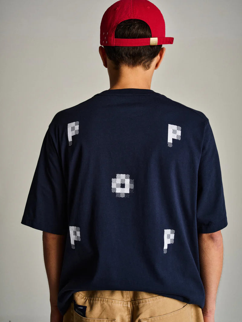 Pop Trading Company Pixel Logo T-Shirt | thegoodlife. UAE