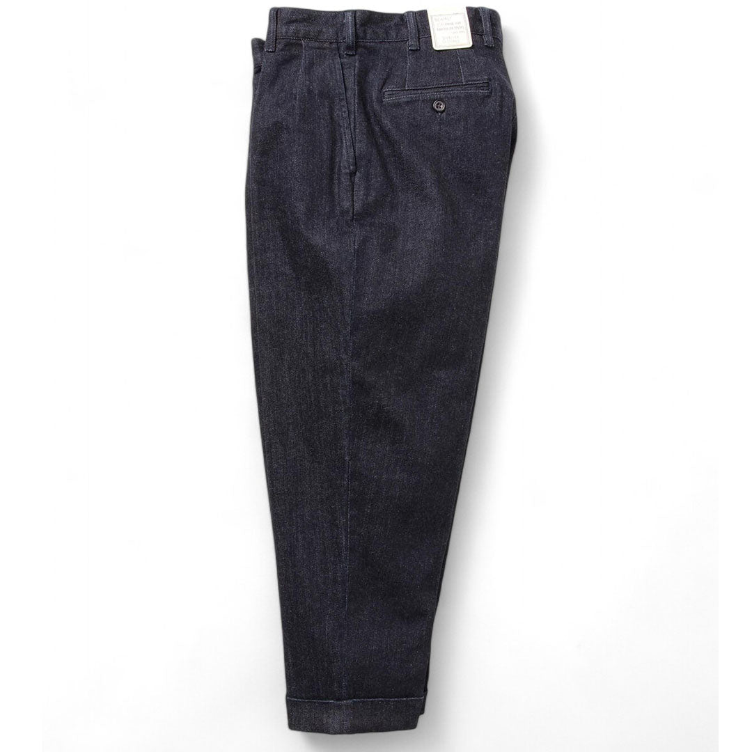 Beams Plus 2 Pleats Tapered Denim | thegoodlife. UAE