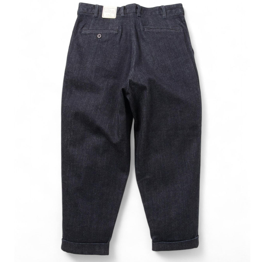 Beams Plus 2 Pleats Tapered Denim | thegoodlife. UAE