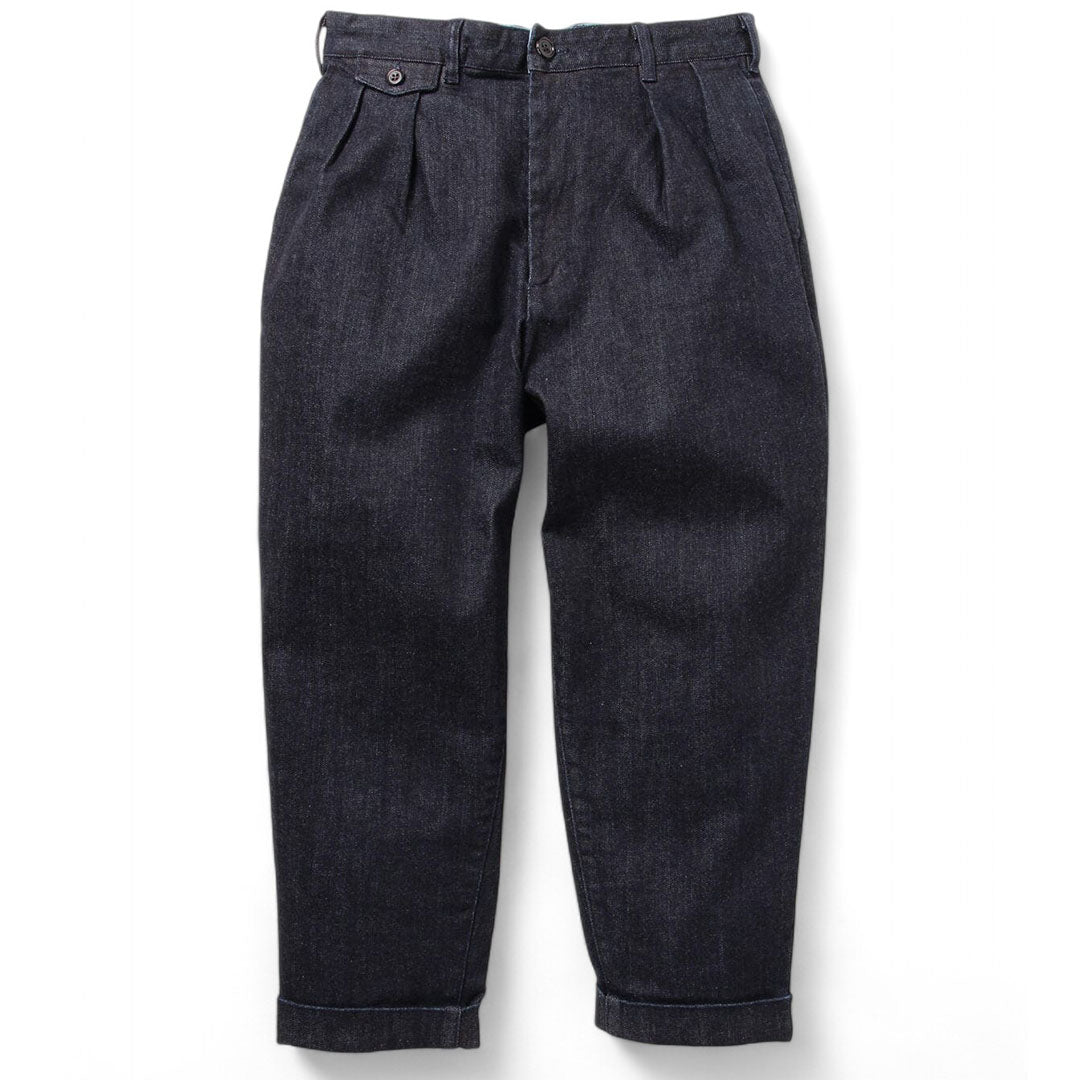 Beams Plus 2 Pleats Tapered Denim | thegoodlife. UAE