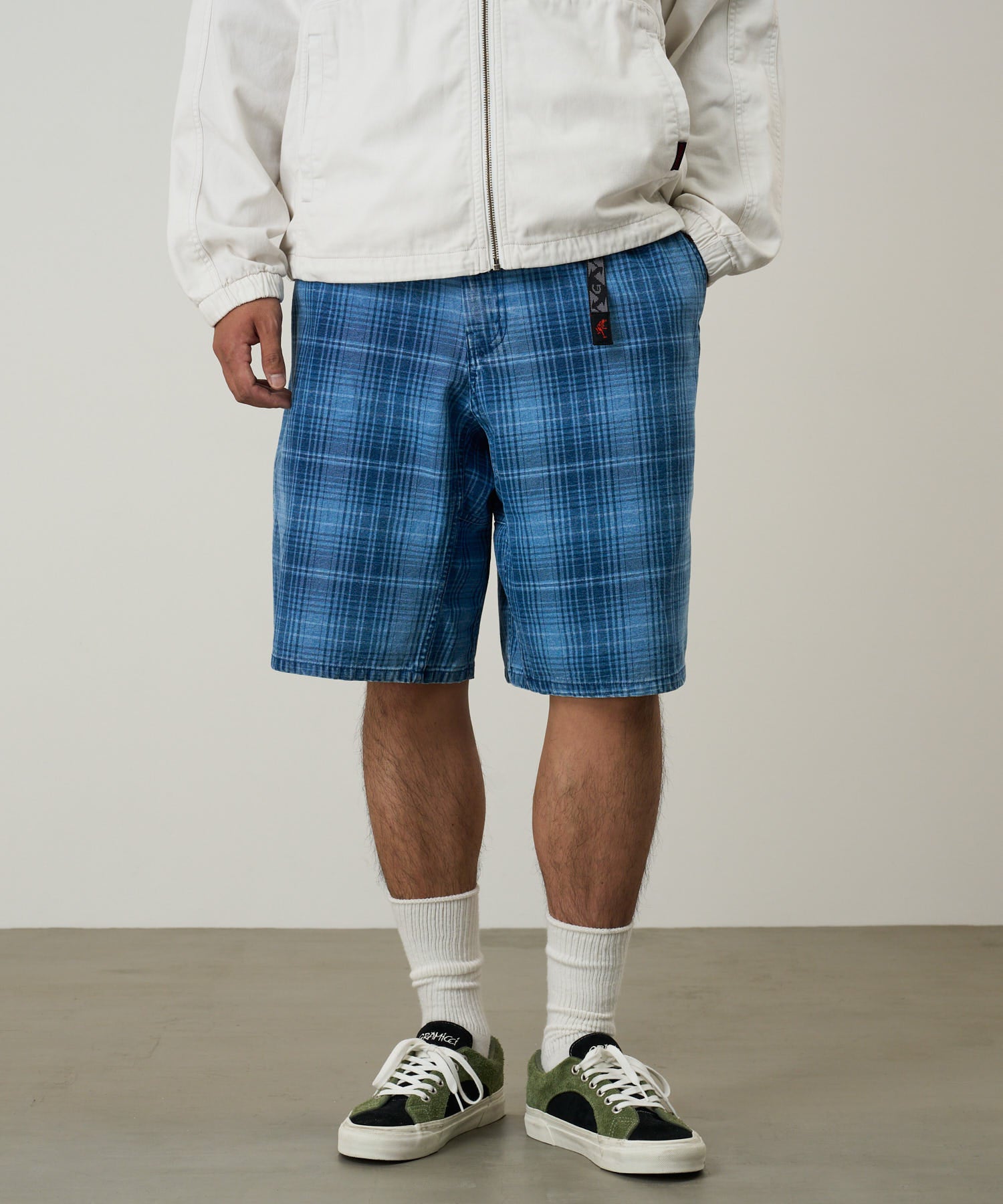 Gramicci Lagoon Short Denim Plaid | thegoodlife. UAE