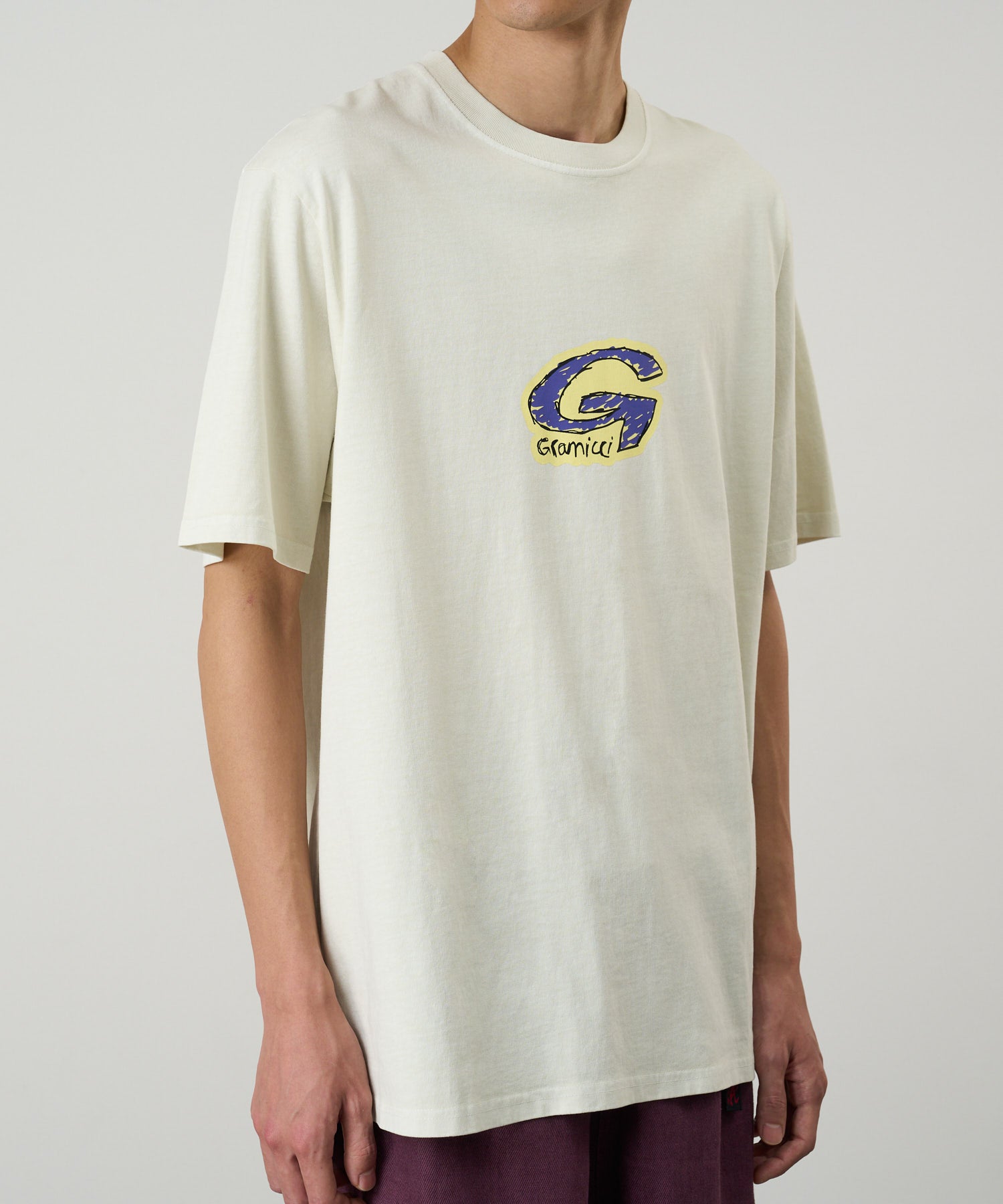 Gramicci G-Scribble Tee Pigment Dyed | thegoodlife. UAE
