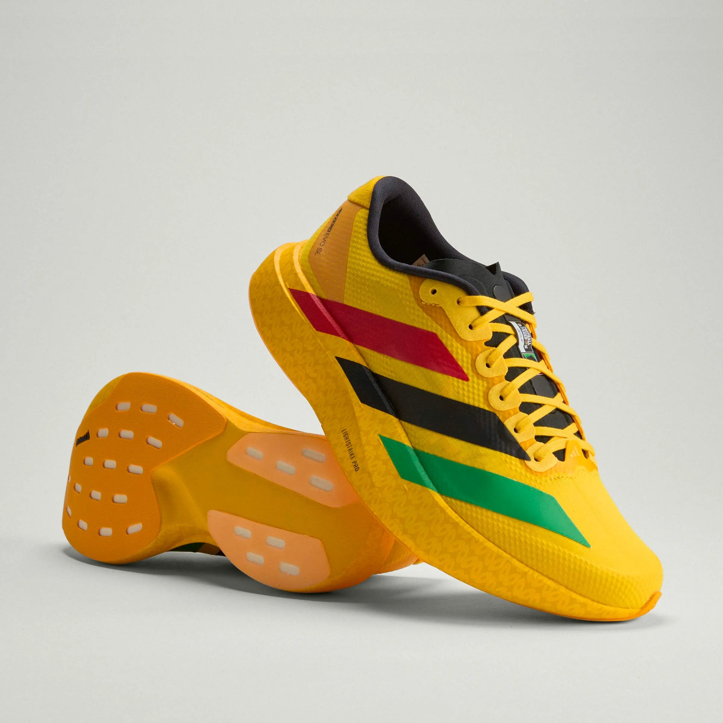 adidas Jamaica 26 x Bob Marley Adizero EVO SL Sneakers | thegoodlife. UAE