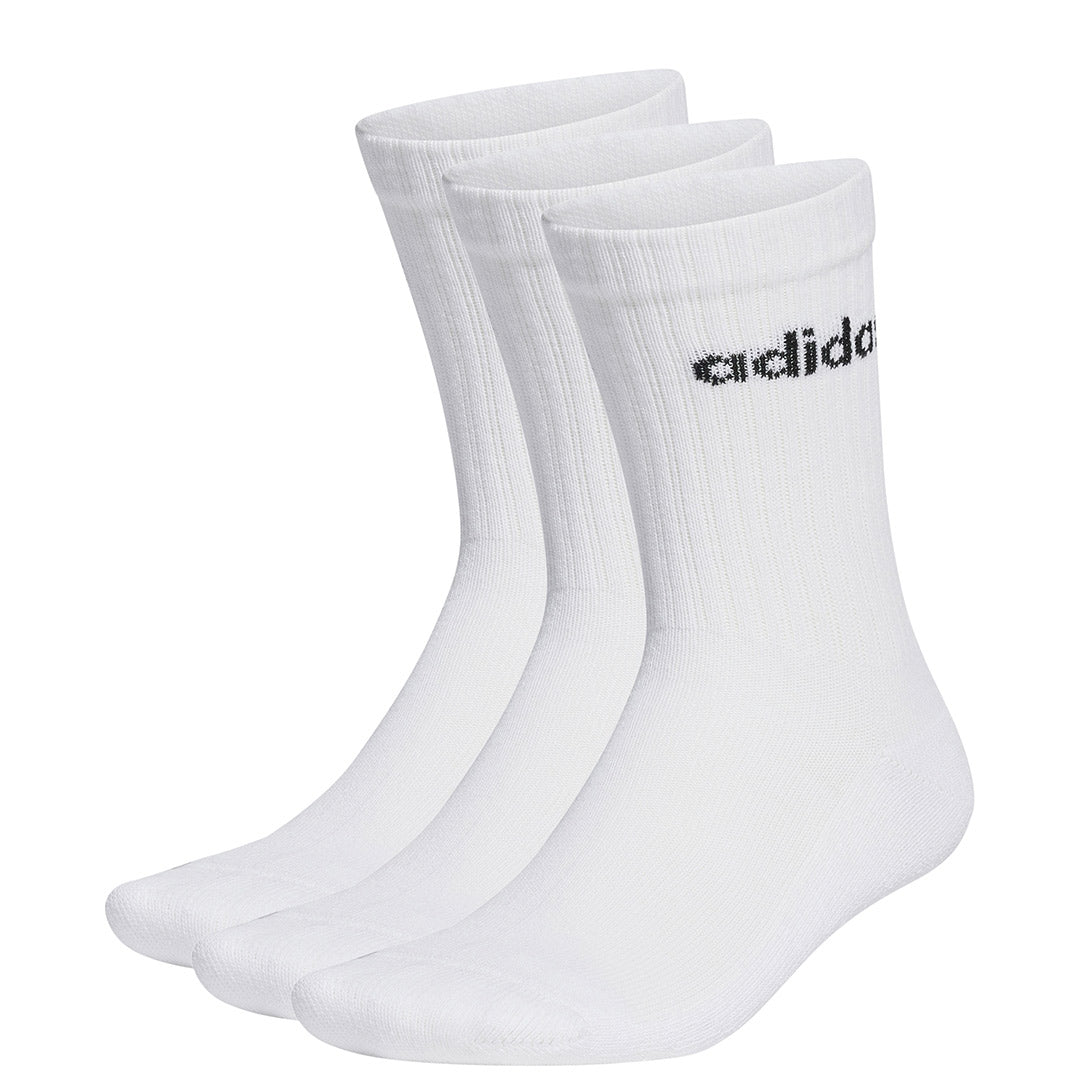 adidas Linear Crew Cushioned Socks 3 Pairs | thegoodlife. UAE