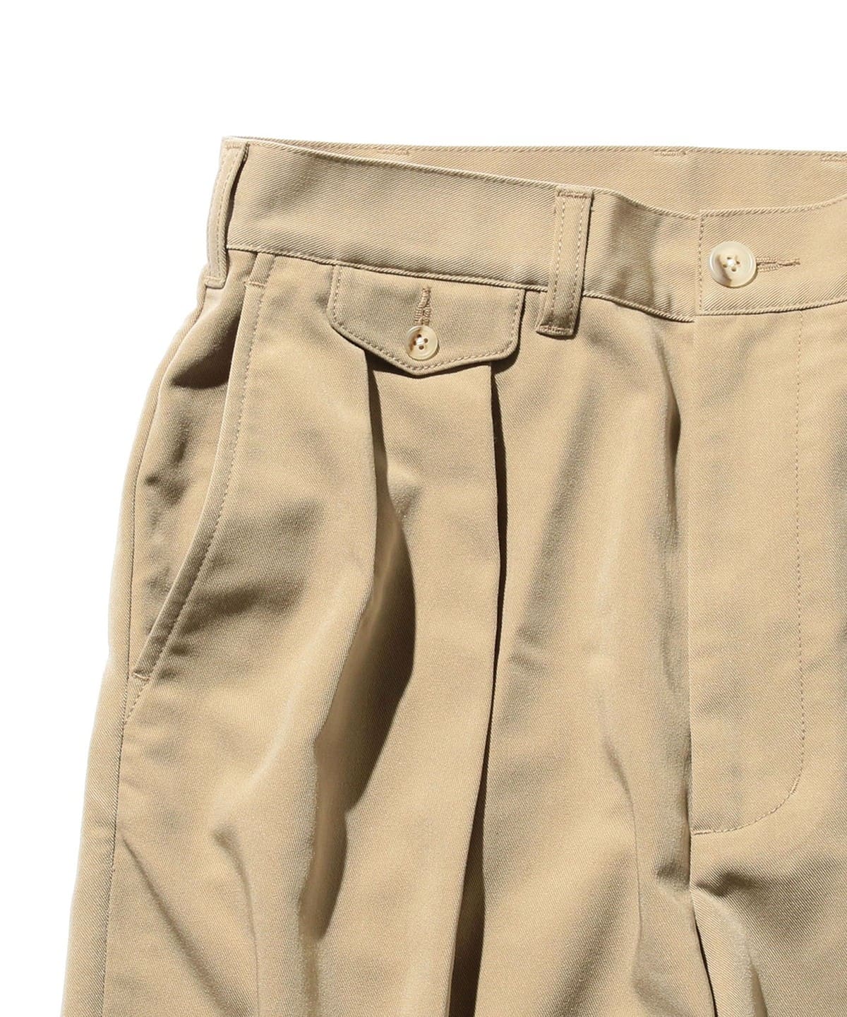 Beams Plus 2 Pleats Trousers PE Twill | thegoodlife. UAE
