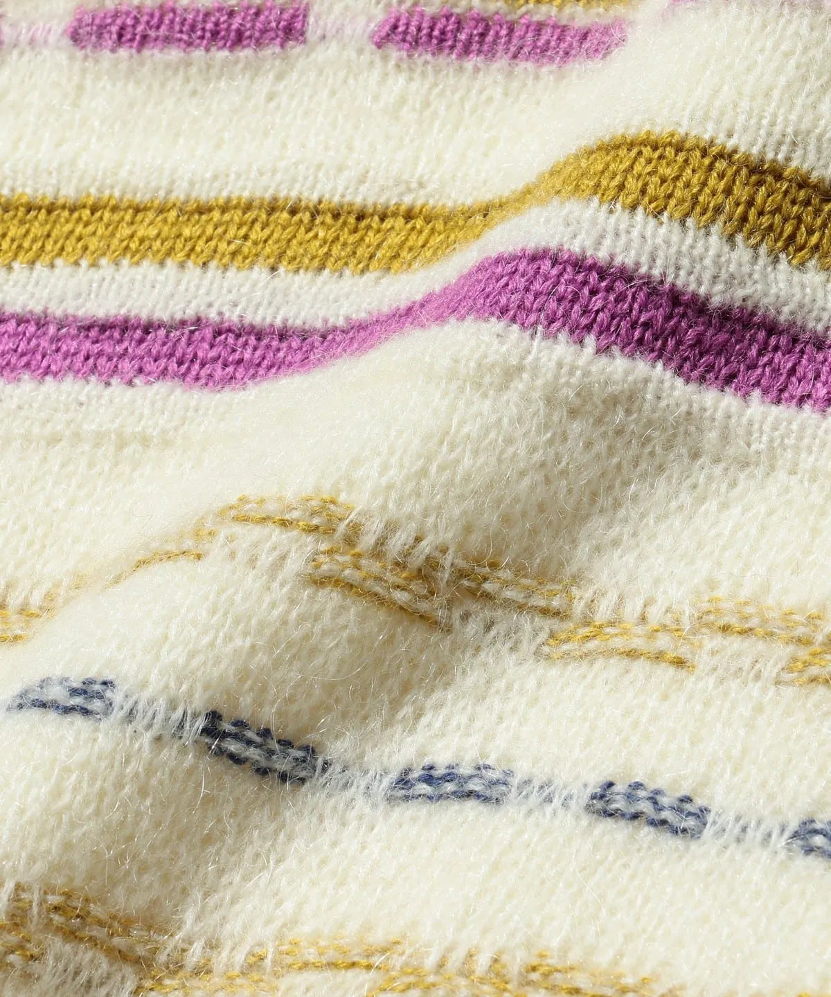 Beams Plus Crew Jacquard Stripe | thegoodlife. UAE