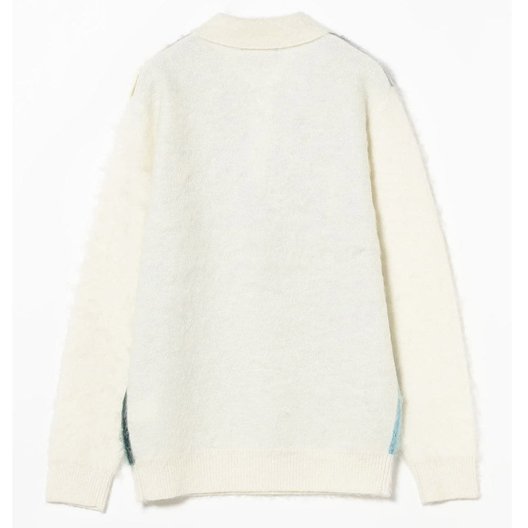 Beams Plus Knit Polo Shaggy | thegoodlife. UAE