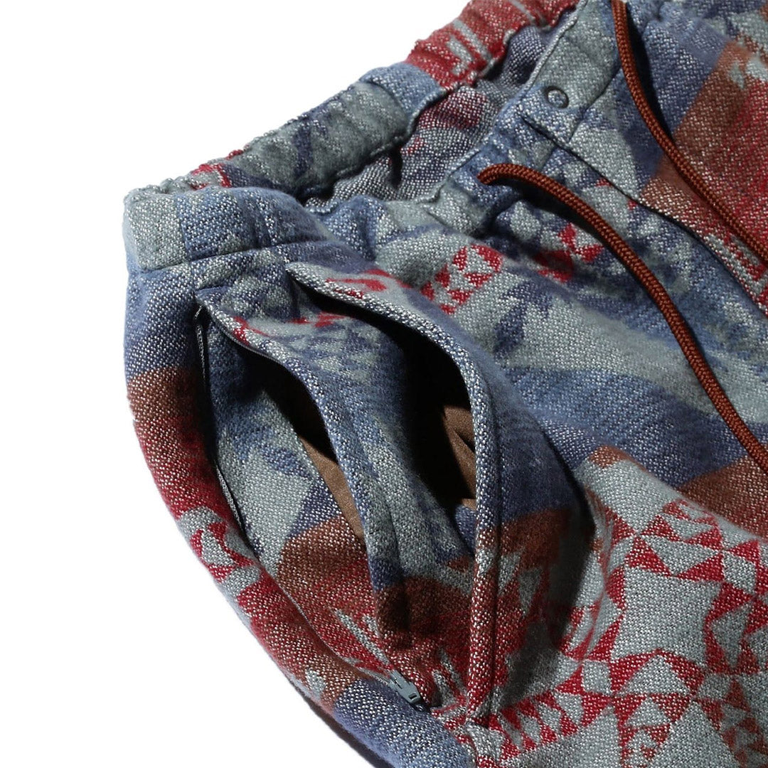 Beams Plus - MIL Easy Pants Cotton Blanket Jacquard Shaggy - Pants - thegoodlife.