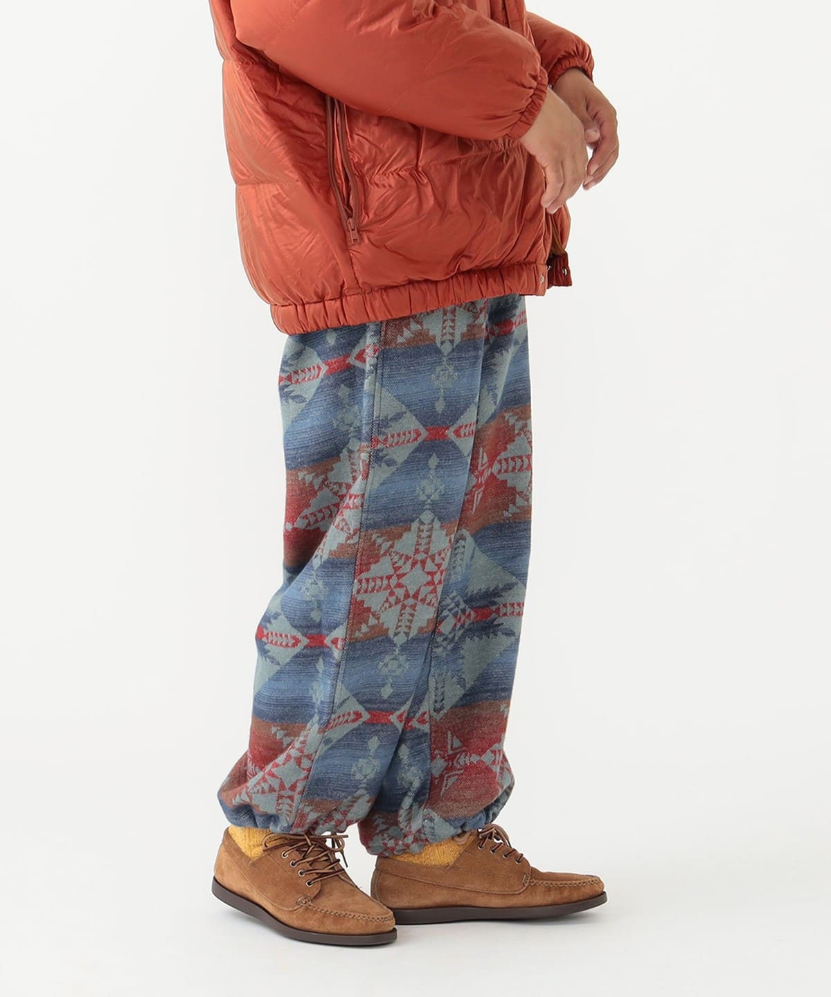 Beams Plus - MIL Easy Pants Cotton Blanket Jacquard Shaggy - Pants - thegoodlife.