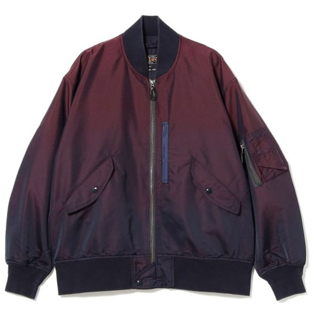 Beams Plus MIL Flight Jacket Iridescent Twill | thegoodlife. UAE