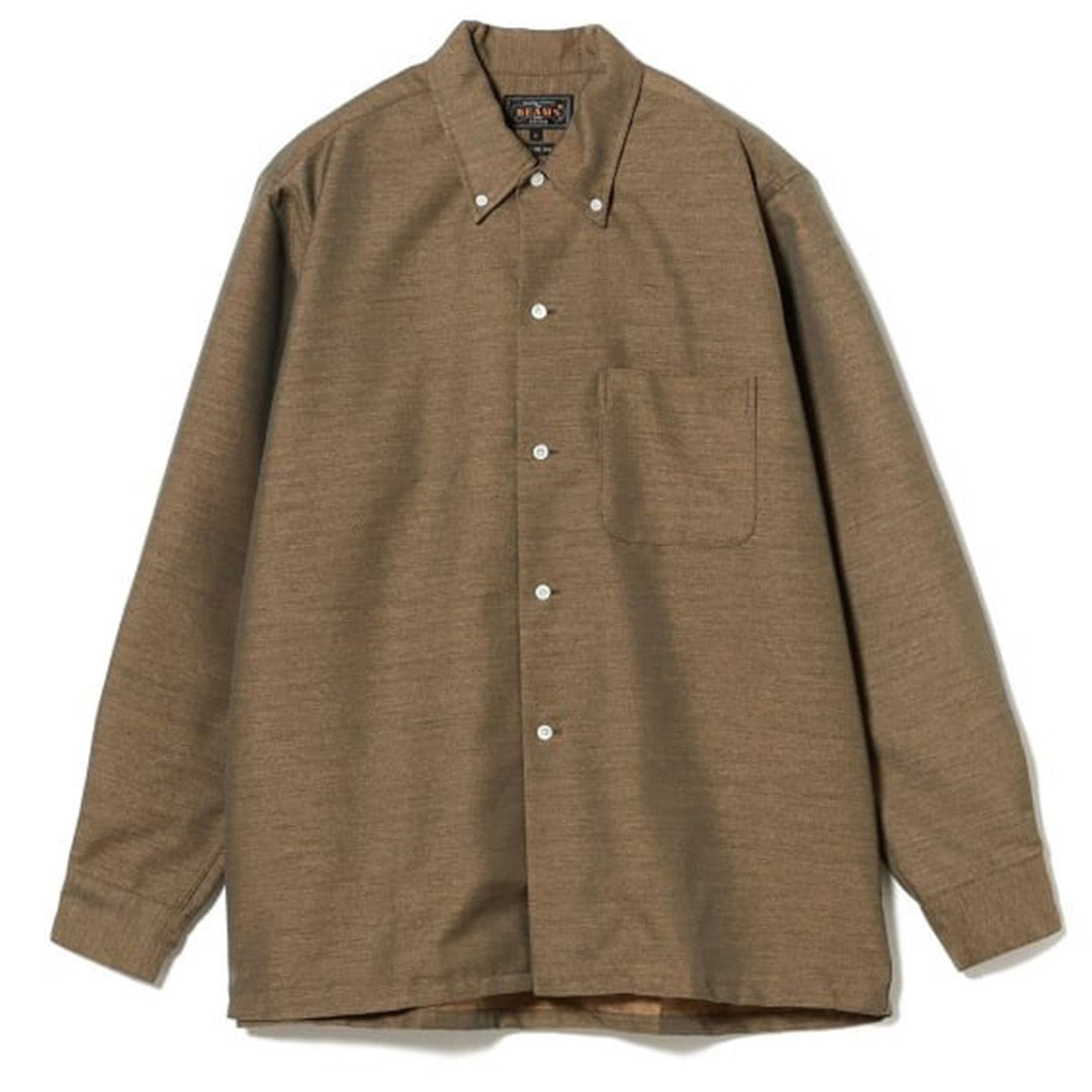 Beams Plus Open B. D. Shirt Iridescent Twill | thegoodlife. UAE
