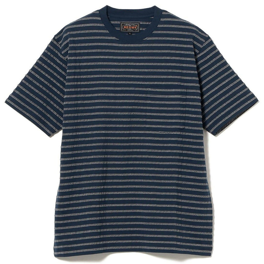 Beams Plus Pocket Tee Jacquard | thegoodlife. UAE