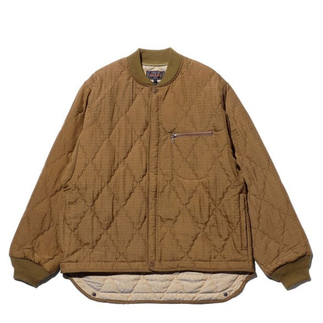 Beams Plus Quilt Puff Blouson Hexagon Jacquard Nylon | thegoodlife. UAE