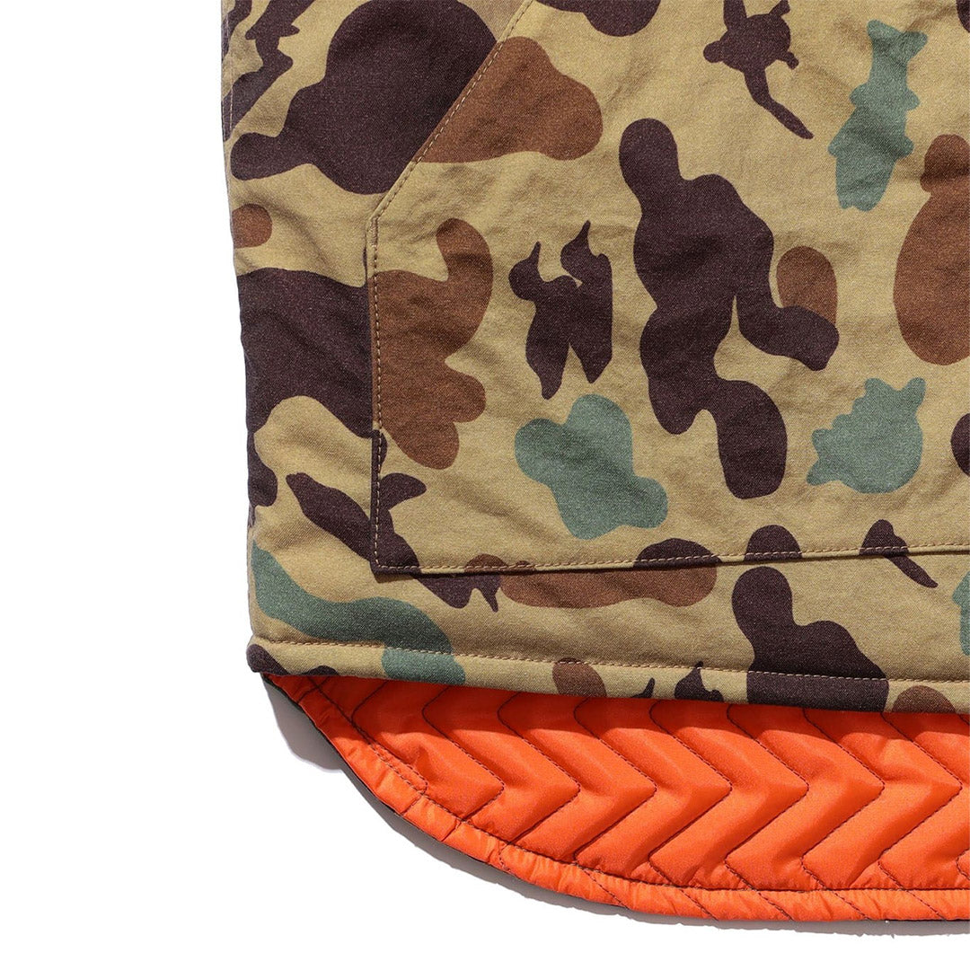 Beams Plus WORK Puff Vest Reversible Animal Print | thegoodlife. UAE