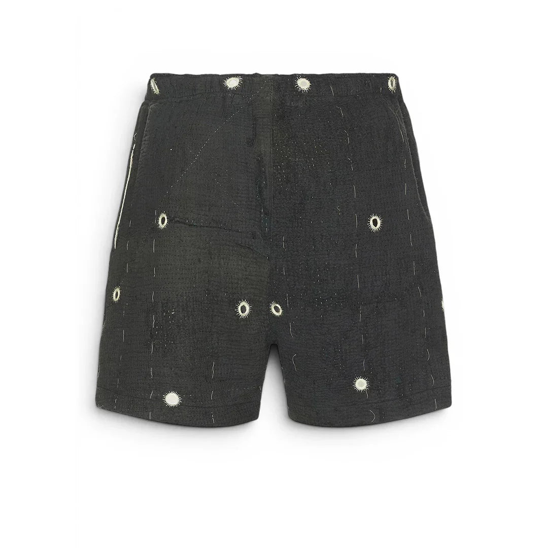 Kartik Research Kantha Mirror Shorts | thegoodlife. UAE