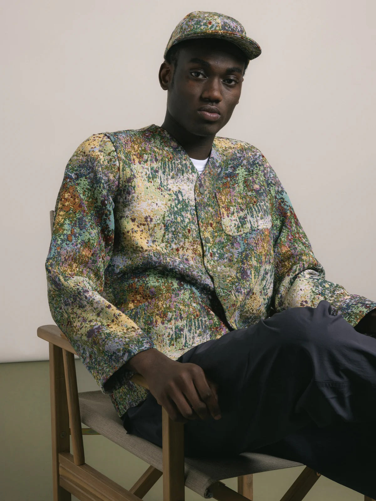 Leuchars Cap In Multi Jacquard