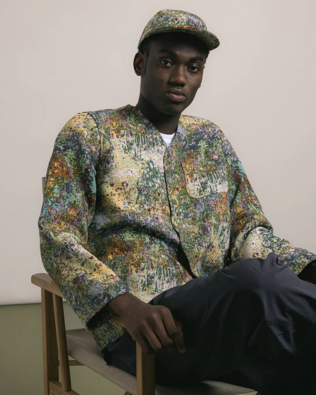 Leuchars Cap In Multi Jacquard