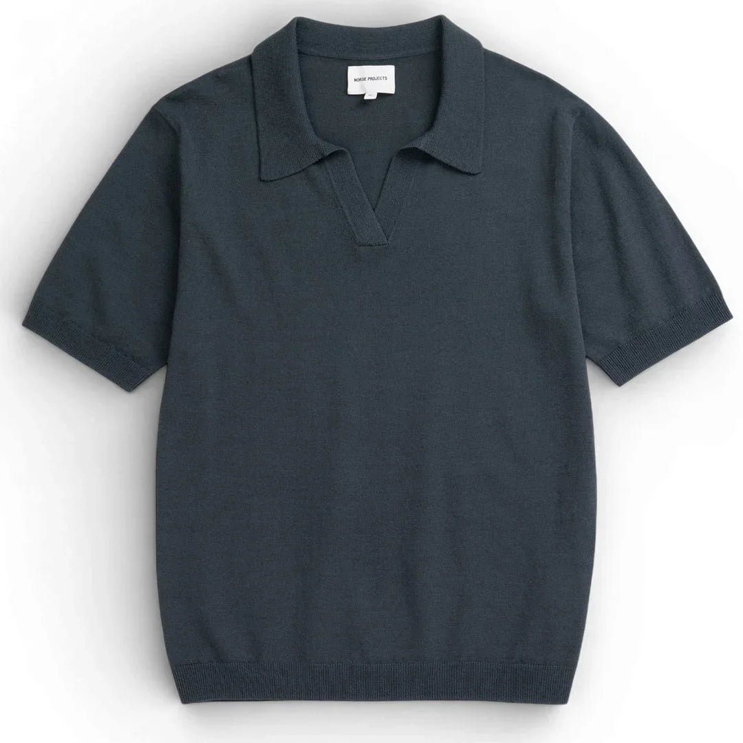 Norse Projects Anholt Cotton Paper Polo | thegoodlife. UAE