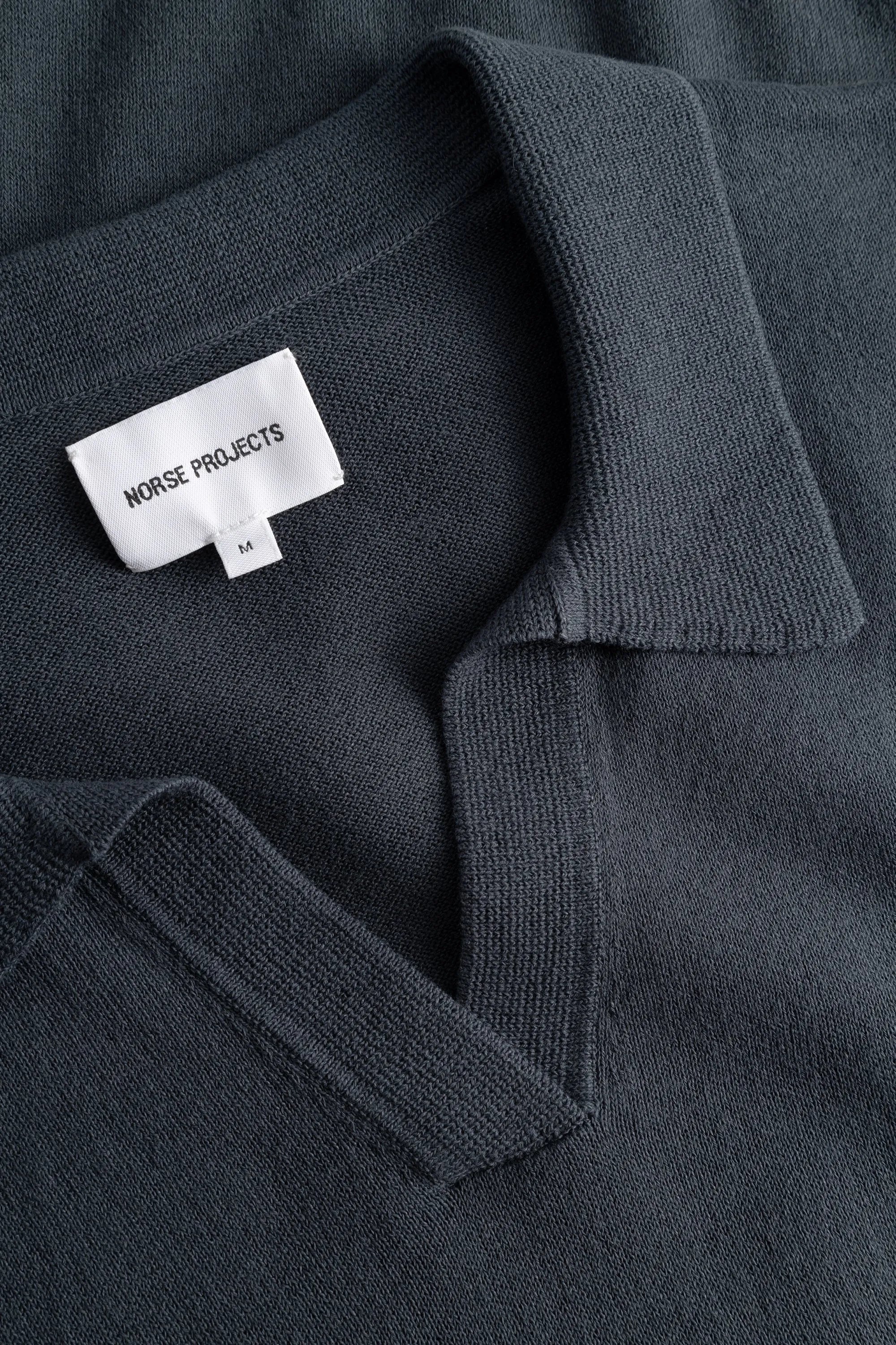 Norse Projects Anholt Cotton Paper Polo | thegoodlife. UAE
