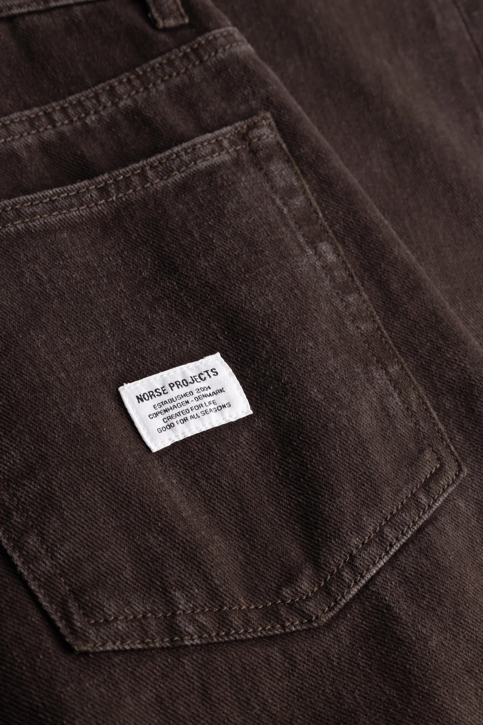 Norse Projects Korshavn Relaxed 5 Pocket Resist Dyed Twill | thegoodlife. UAE