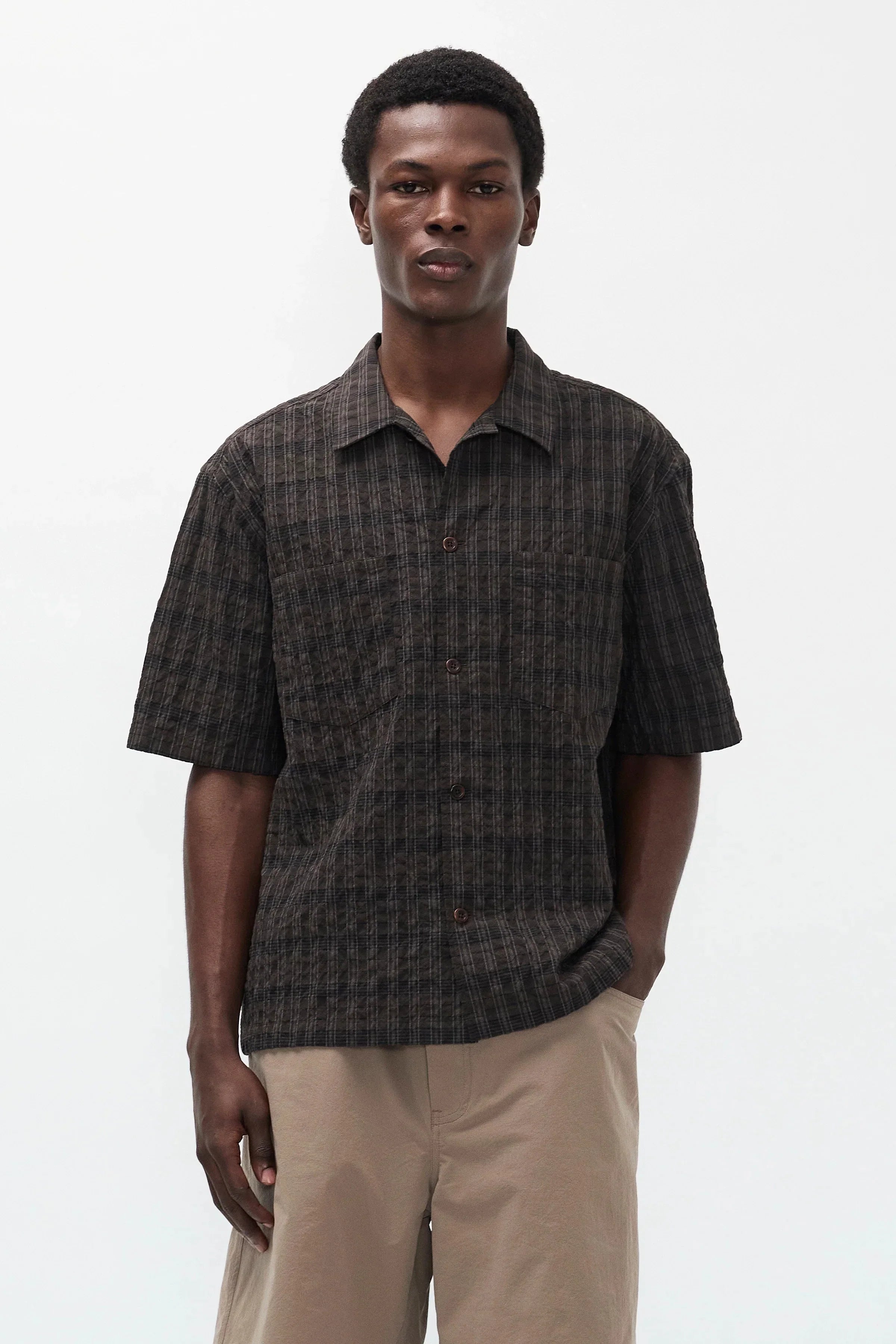 Norse Projects Mols Check SS Camp Shirt | thegoodlife. UAE