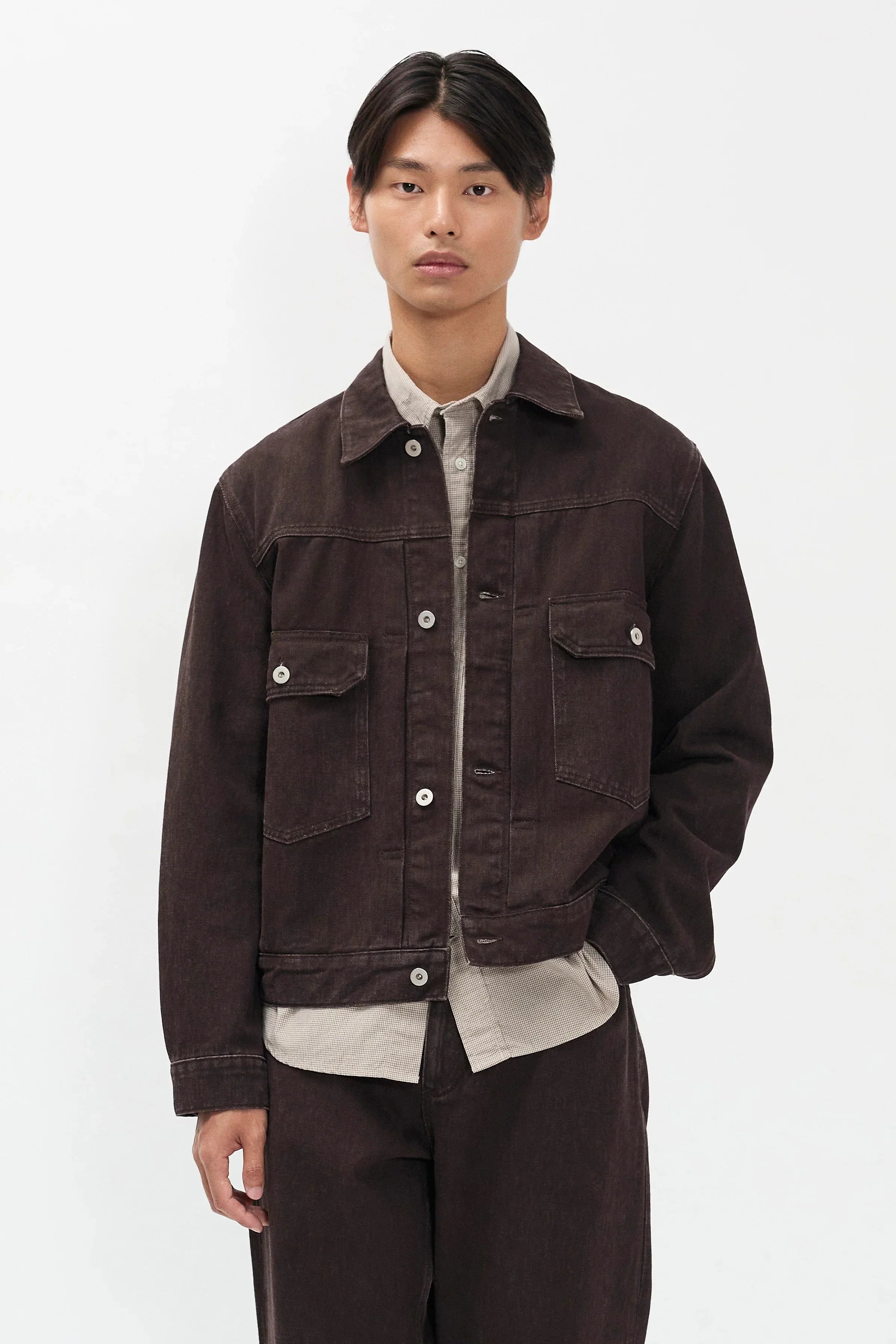 Norse Projects Storadal Resist Dyed Twill Type II Jacket | thegoodlife. UAE