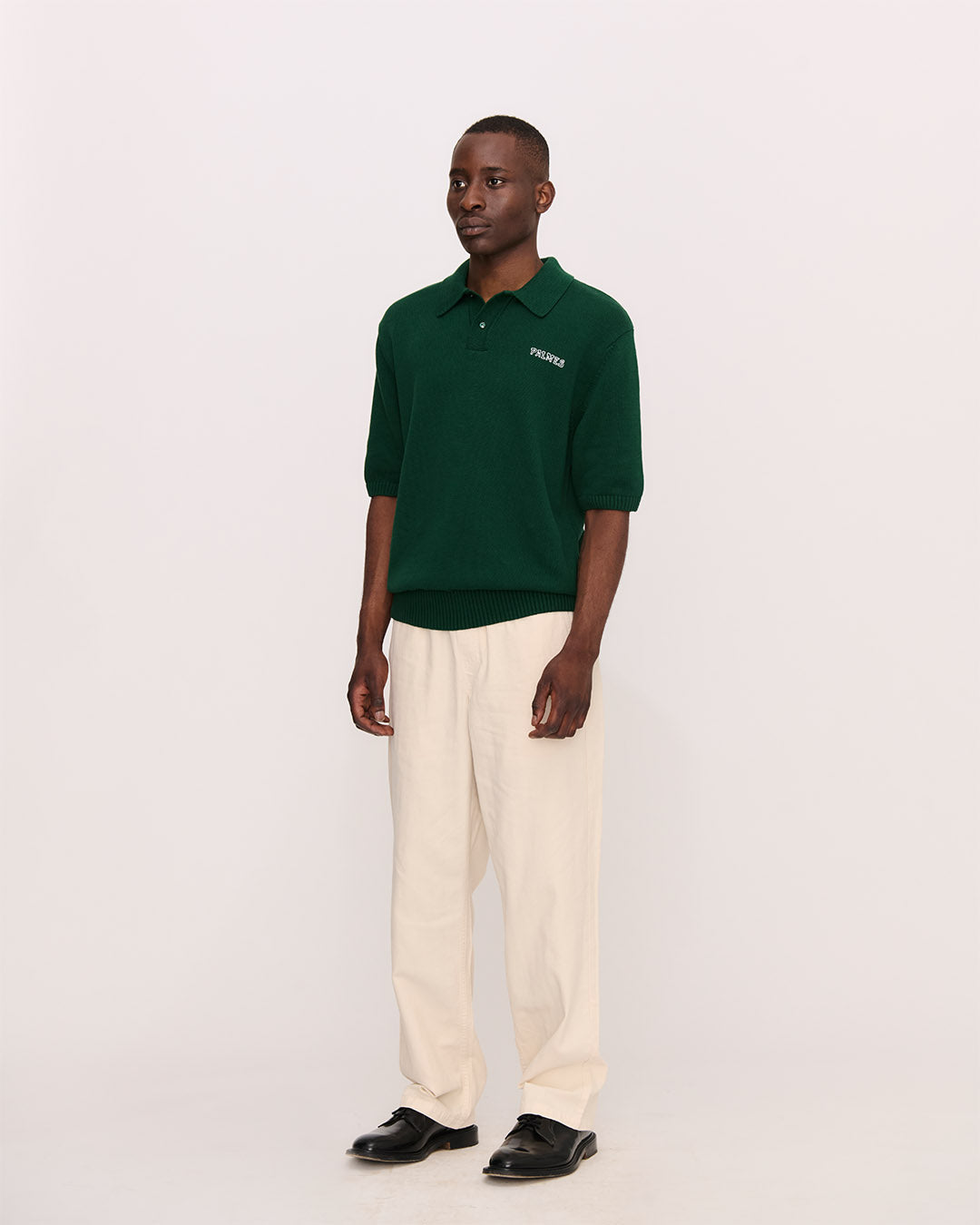 Palmes Cotton Knit Polo | thegoodlife. UAE