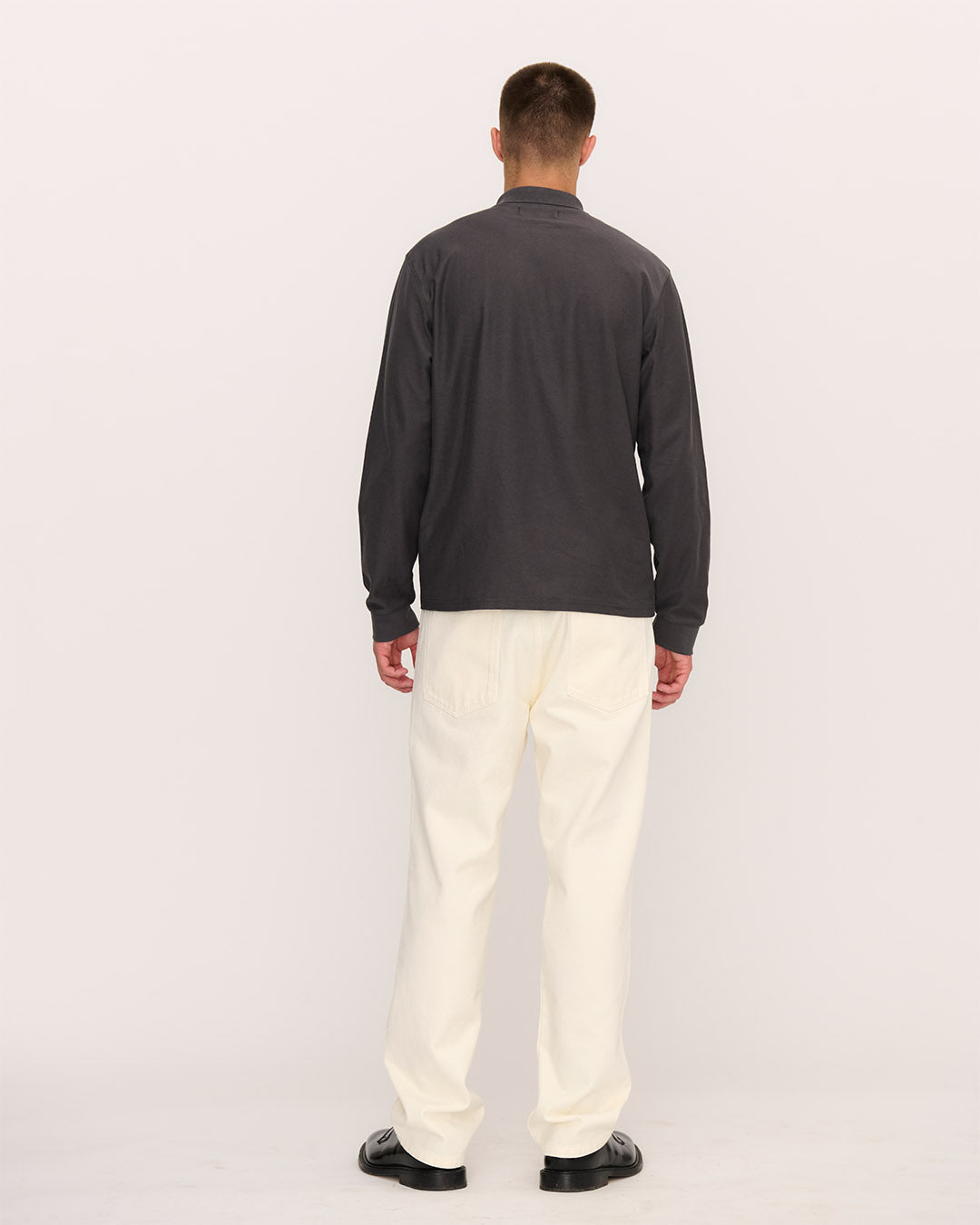 Palmes Lace LS Zip Polo | thegoodlife. UAE