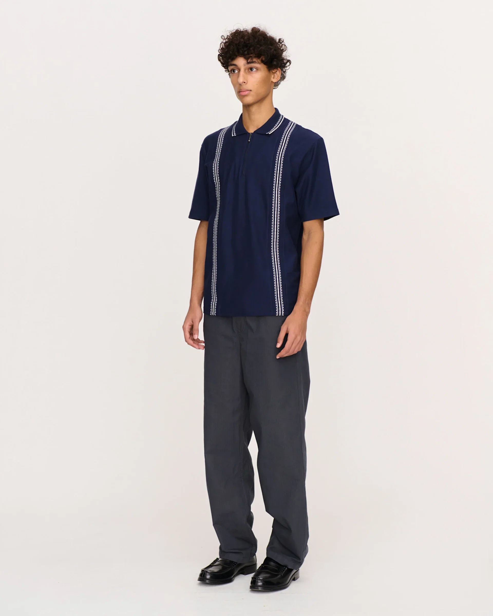 Palmes Panel Zip Polo | thegoodlife. UAE