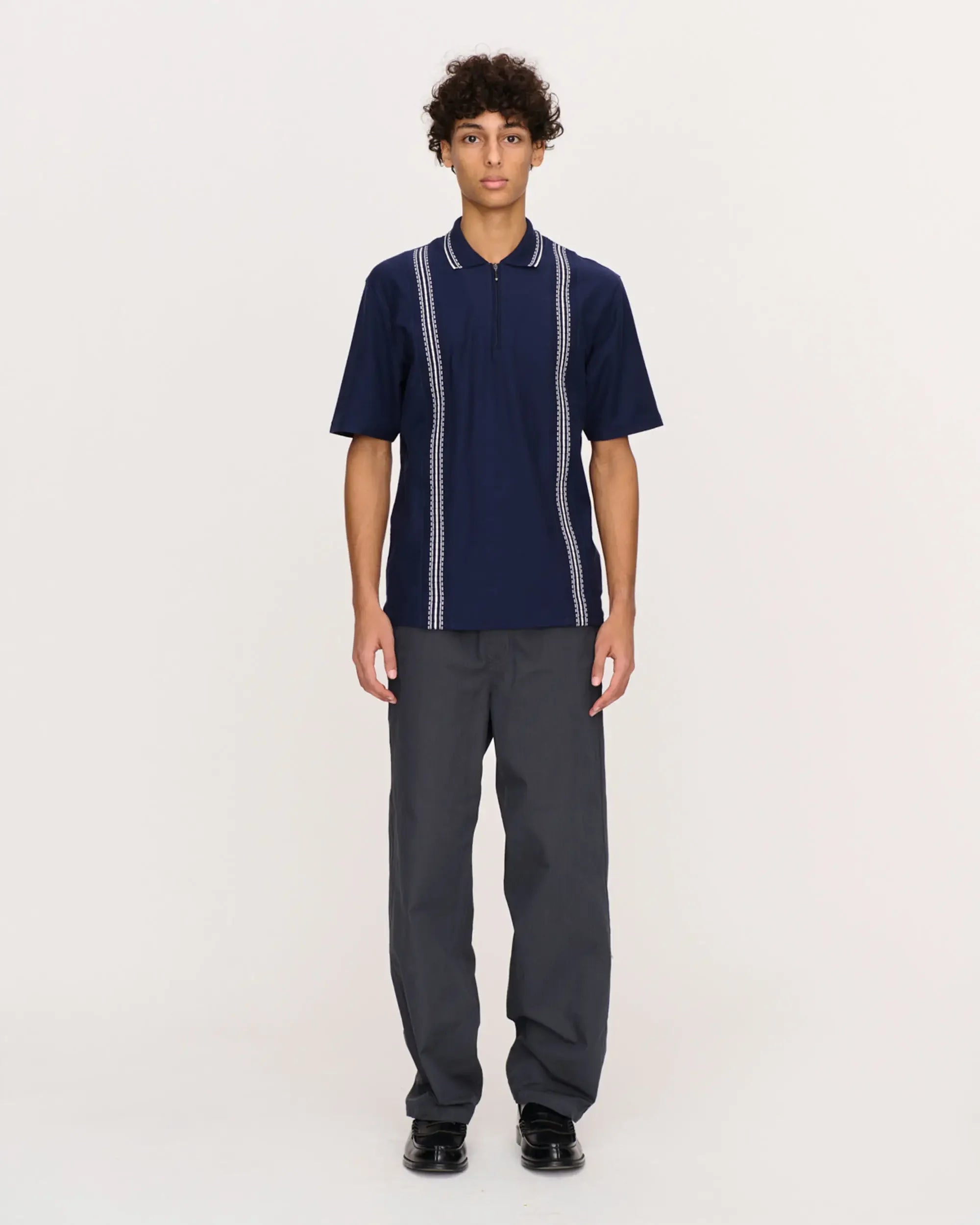 Palmes Panel Zip Polo | thegoodlife. UAE