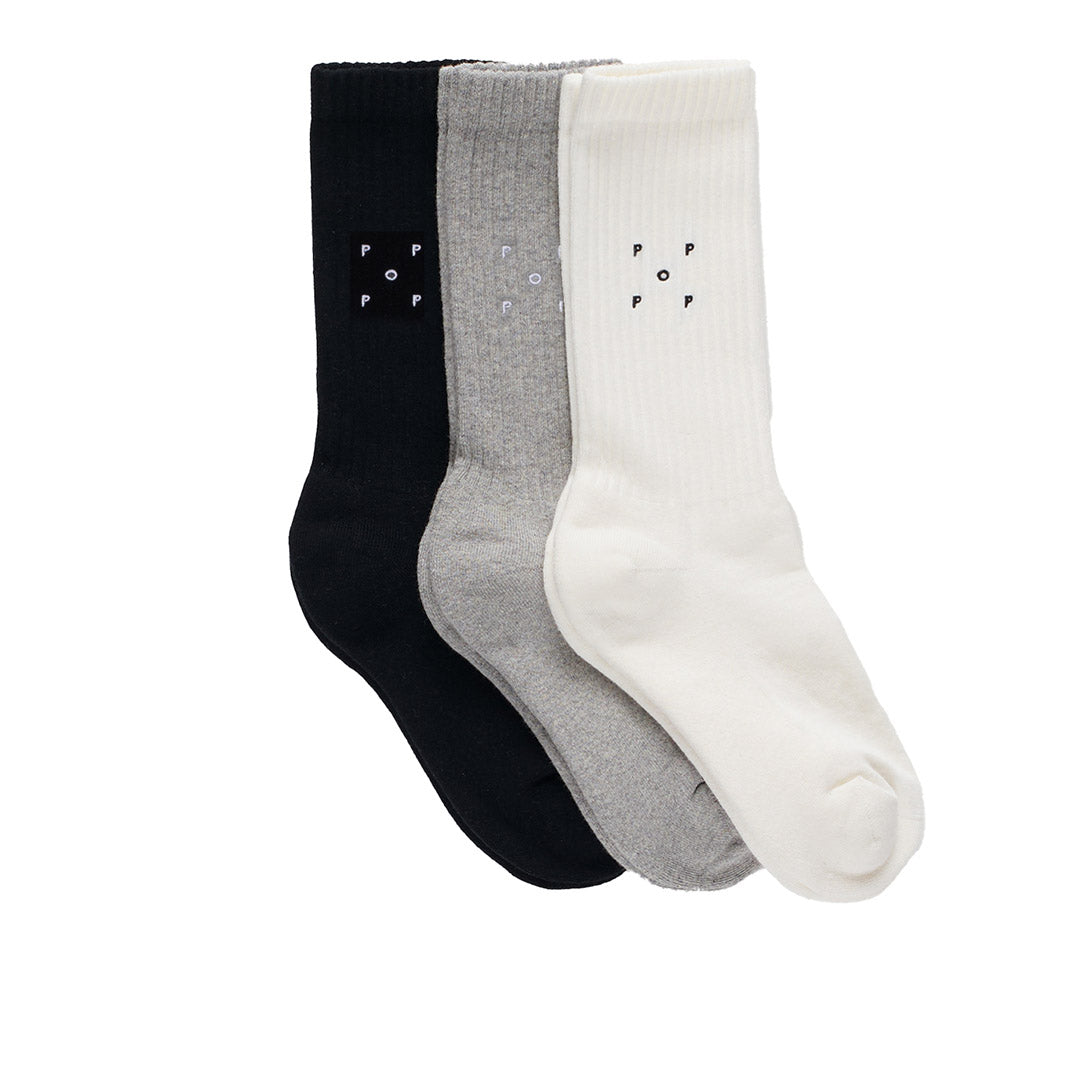 Pop Trading Company Socks 3-Pack | thegoodlife. UAE
