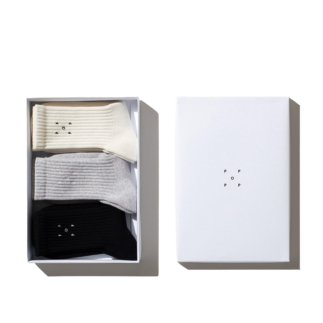 Pop Trading Company Socks 3-Pack | thegoodlife. UAE