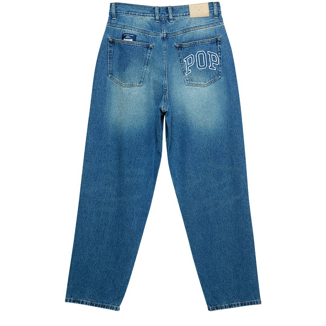 Pop Trading Company - Drs Pants Washed Denim - Pants - thegoodlife.
