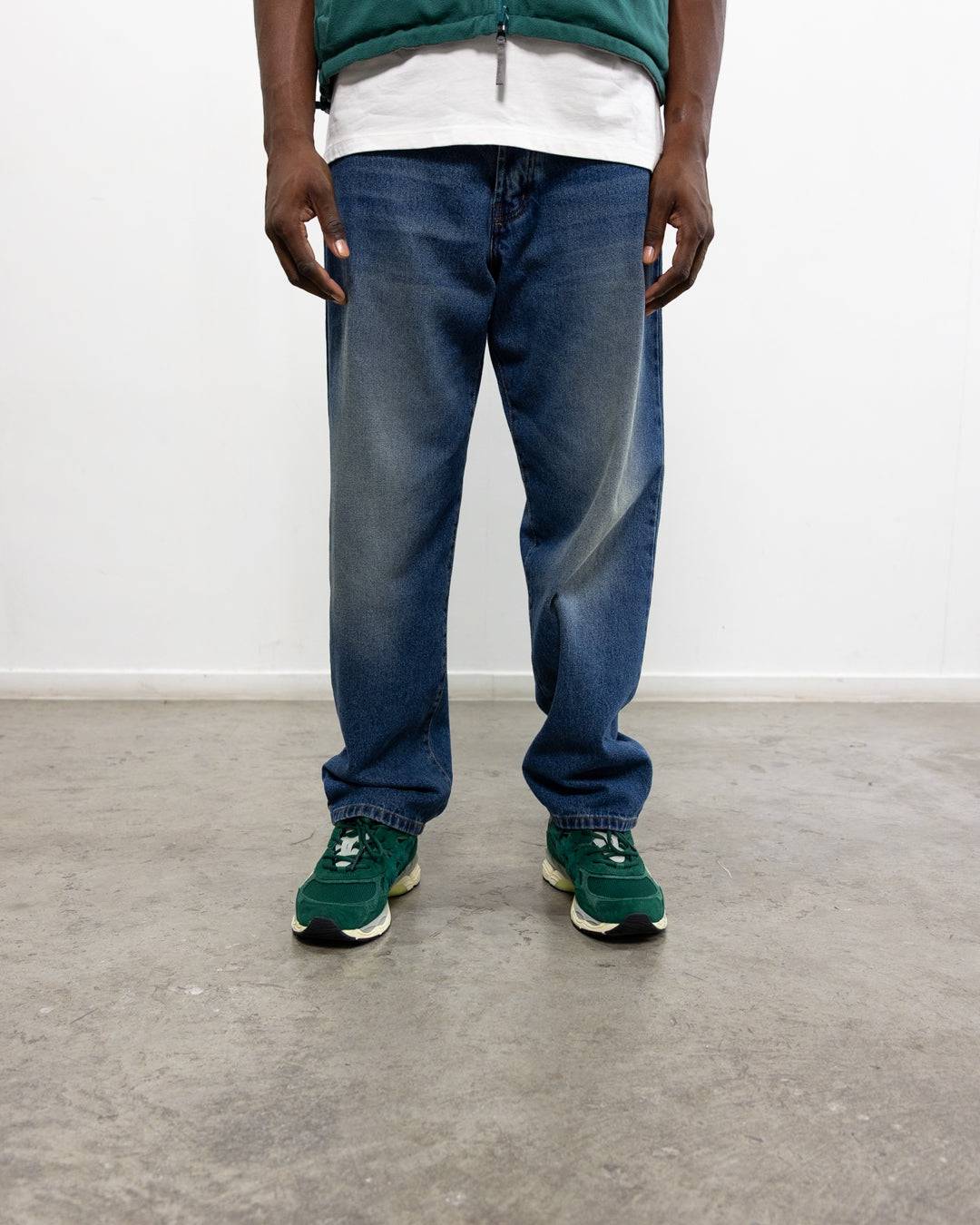 Pop Trading Company - Drs Pants Washed Denim - Pants - thegoodlife.