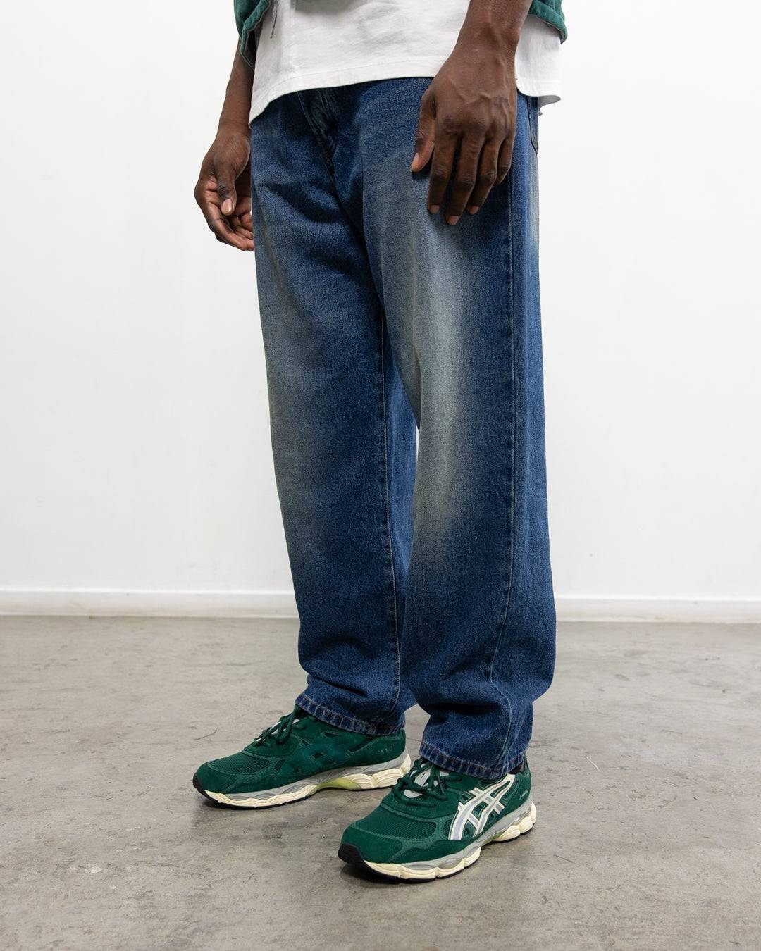 Pop Trading Company - Drs Pants Washed Denim - Pants - thegoodlife.