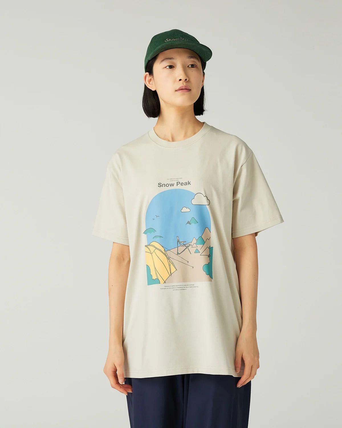 Snow Peak Camping Graphic T-Shirt | thegoodlife. UAE