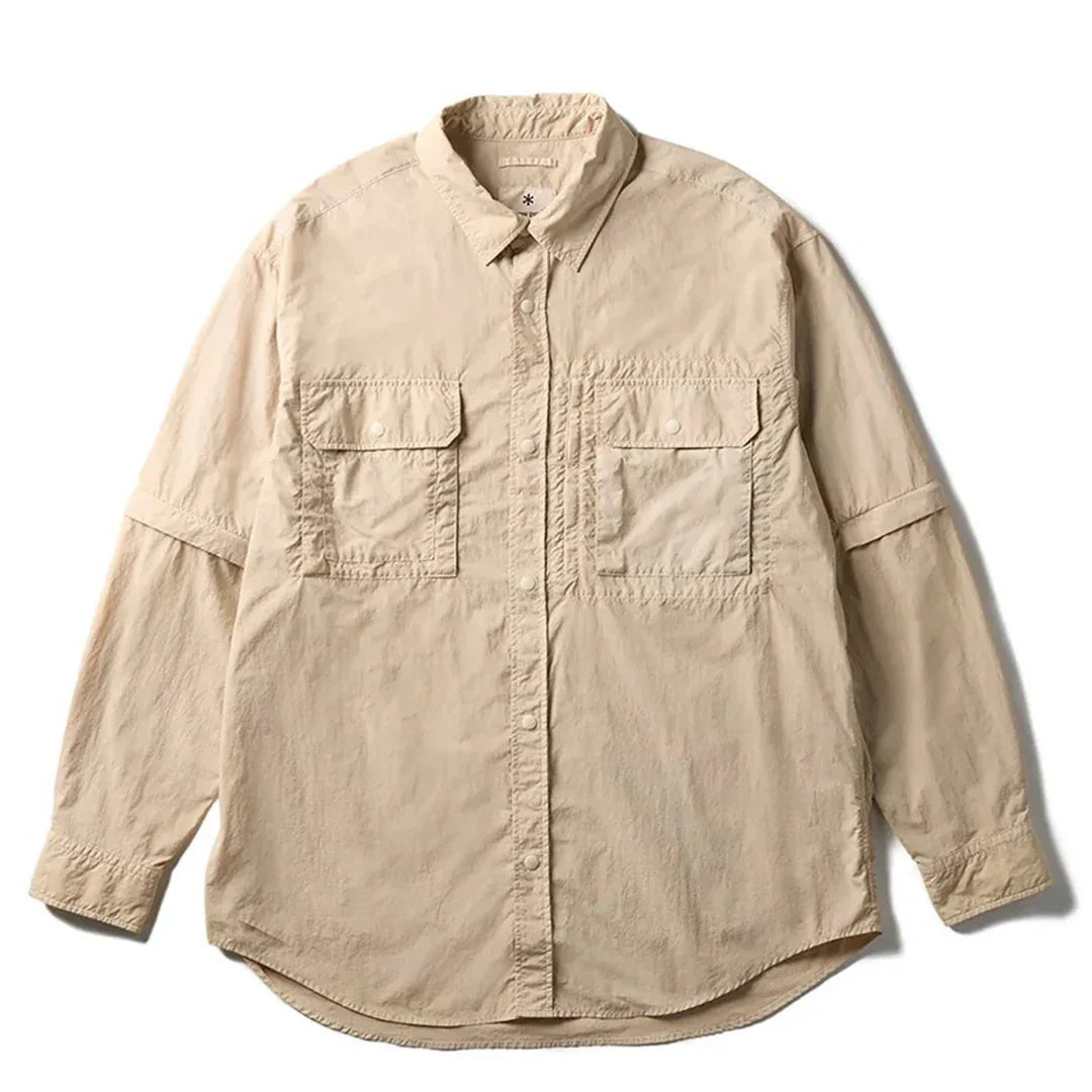 Snow Peak Garment Dyed Convertible Shirt | thegoodlife. UAE