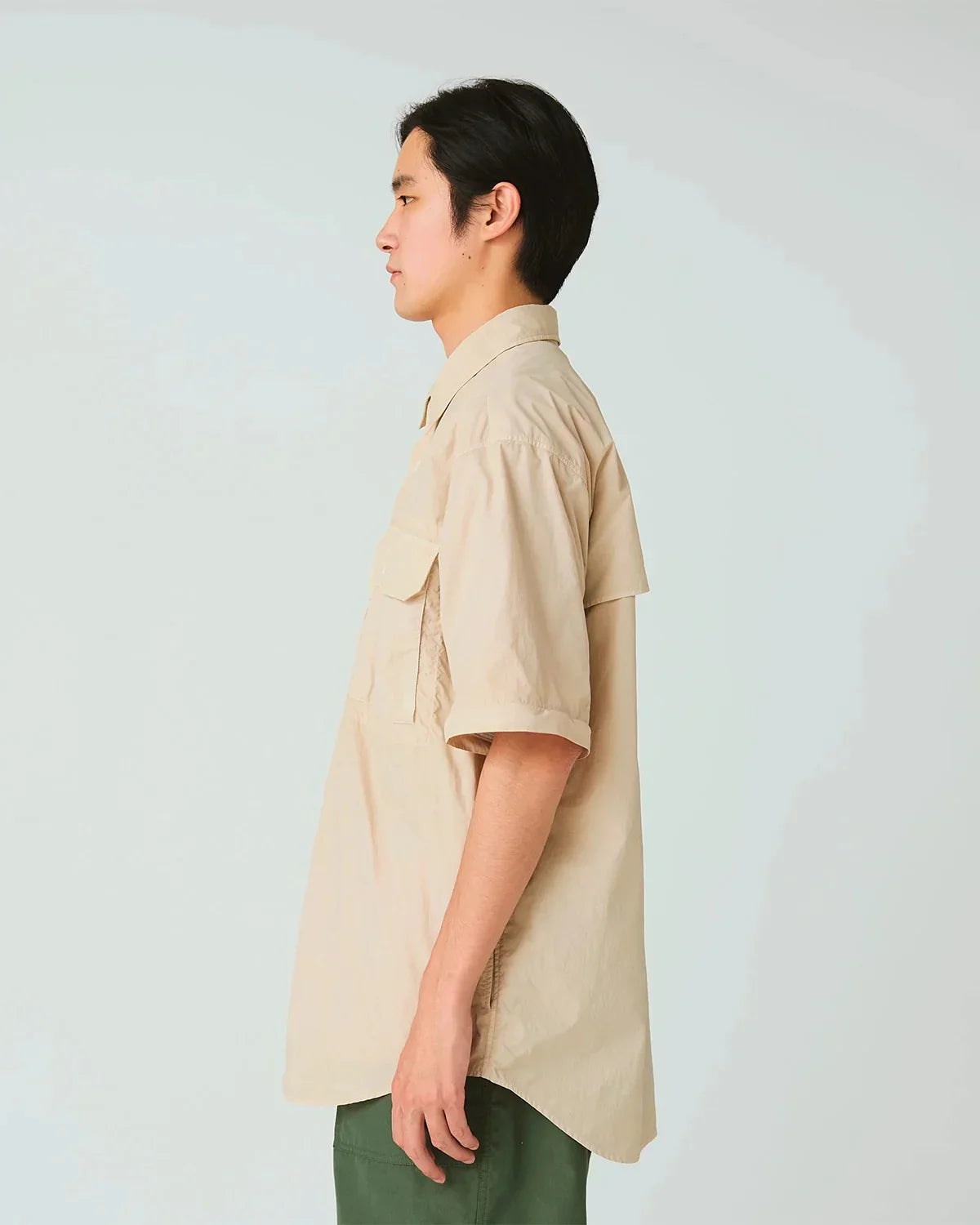Snow Peak Garment Dyed Convertible Shirt | thegoodlife. UAE