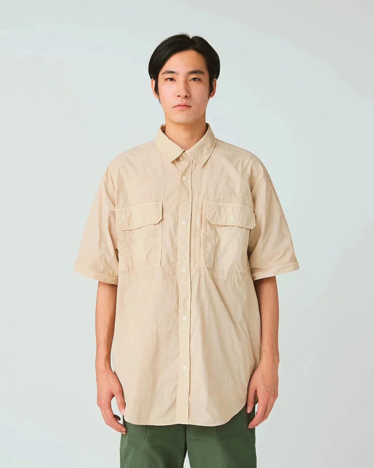 Snow Peak Garment Dyed Convertible Shirt | thegoodlife. UAE