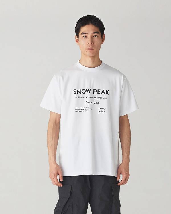 Snow Peak SP Typography T-Shirt | thegoodlife. UAE