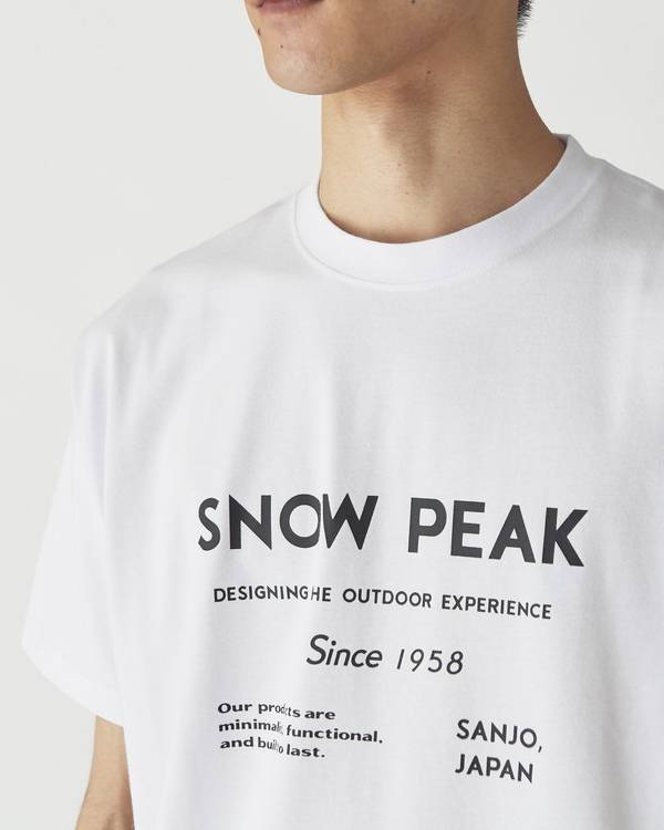 Snow Peak SP Typography T-Shirt | thegoodlife. UAE