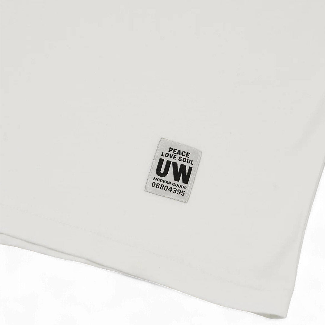 Universal Works Ecru Single Jersey Core Tee | thegoodlife. UAE